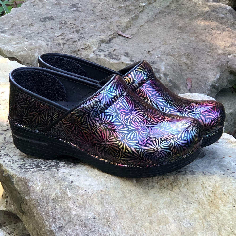 New Dansko Professional Multicolor Clogs sz 39 8.5